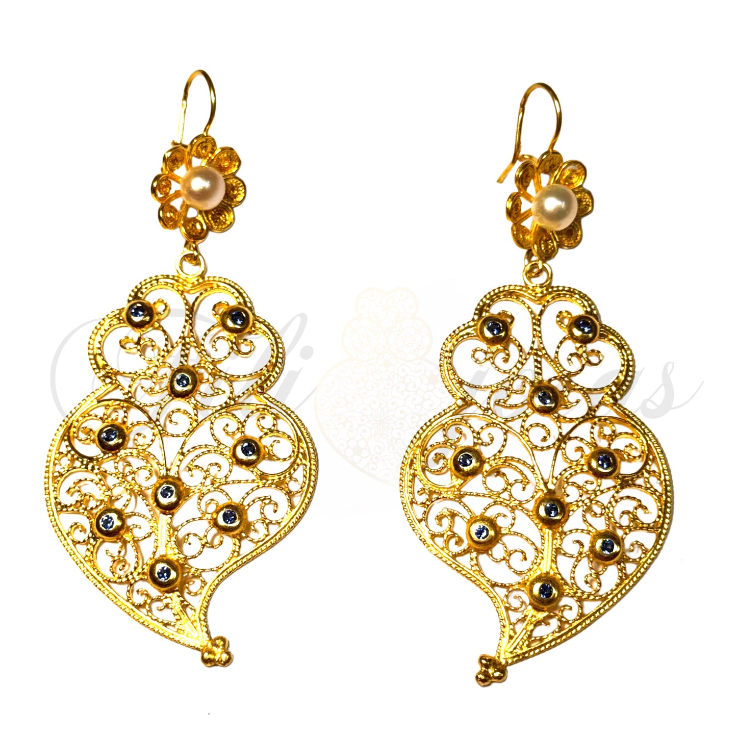 Brinco Coração de Viana (Tamanho grande)