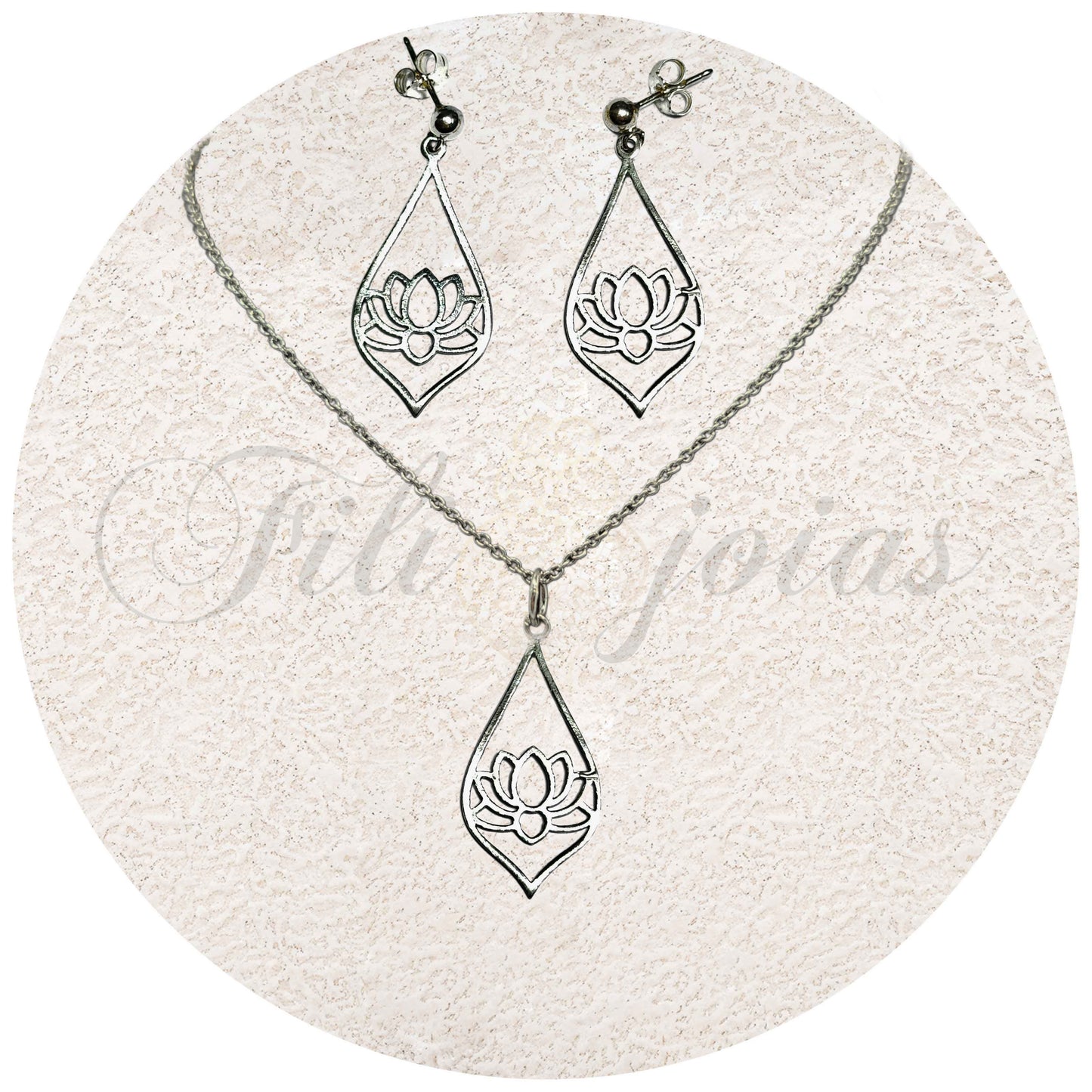 Conjunto Flor de Lótus
