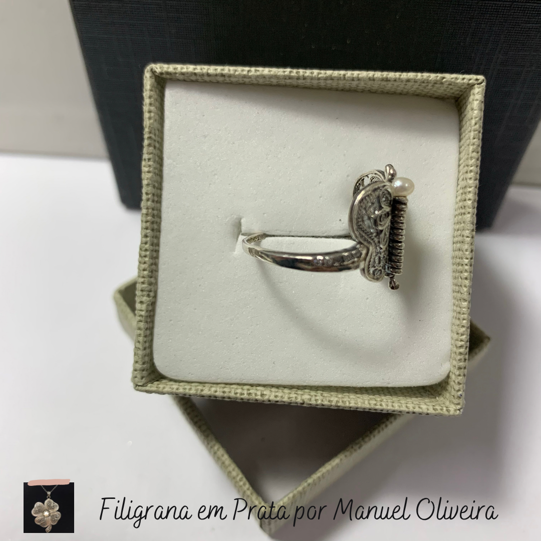 Anel Borboleta em Filigrana
