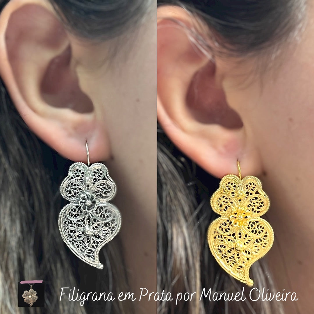 Brinco Coração de Viana Tradicional
