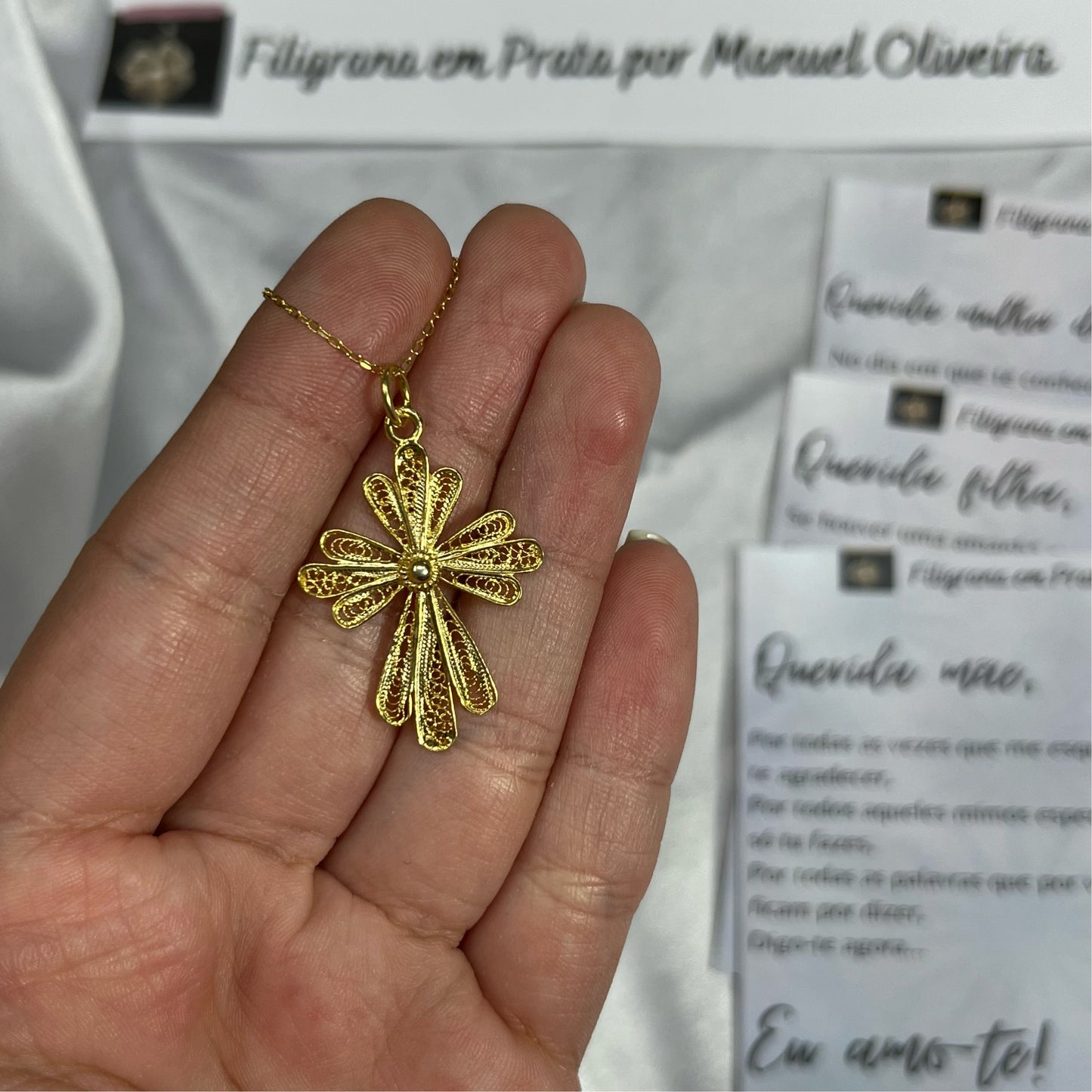 Medalha Cruz de Filigrana
