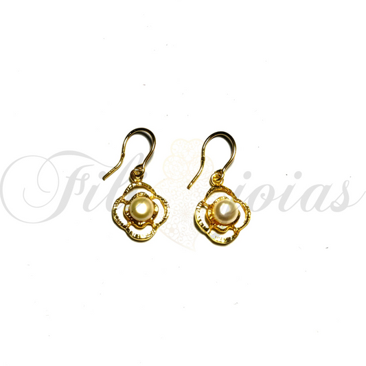 Brinco Flor de Pérola
