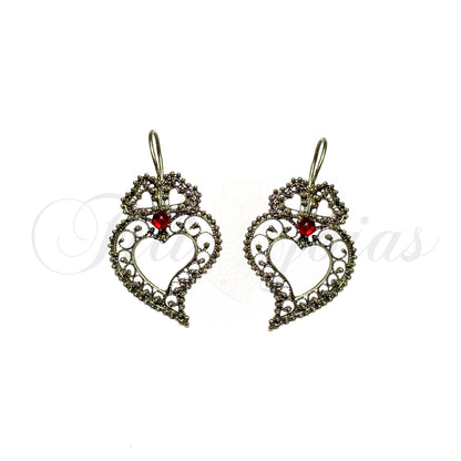 Brinco Coração de Viana Elegante