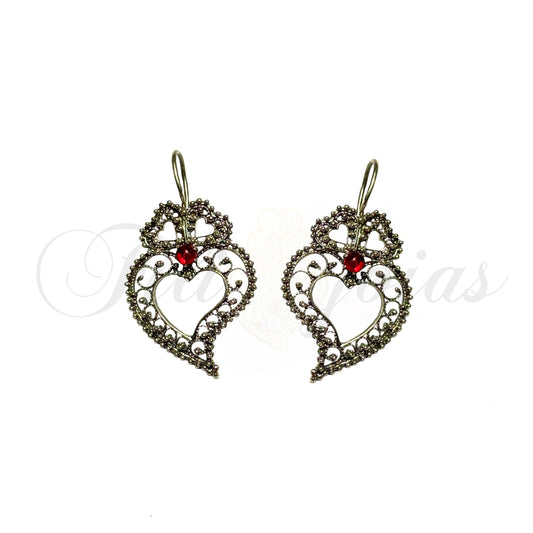 Brinco Coração de Viana Elegante