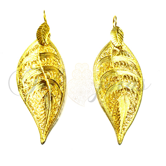 Brinco Folha de Filigrana