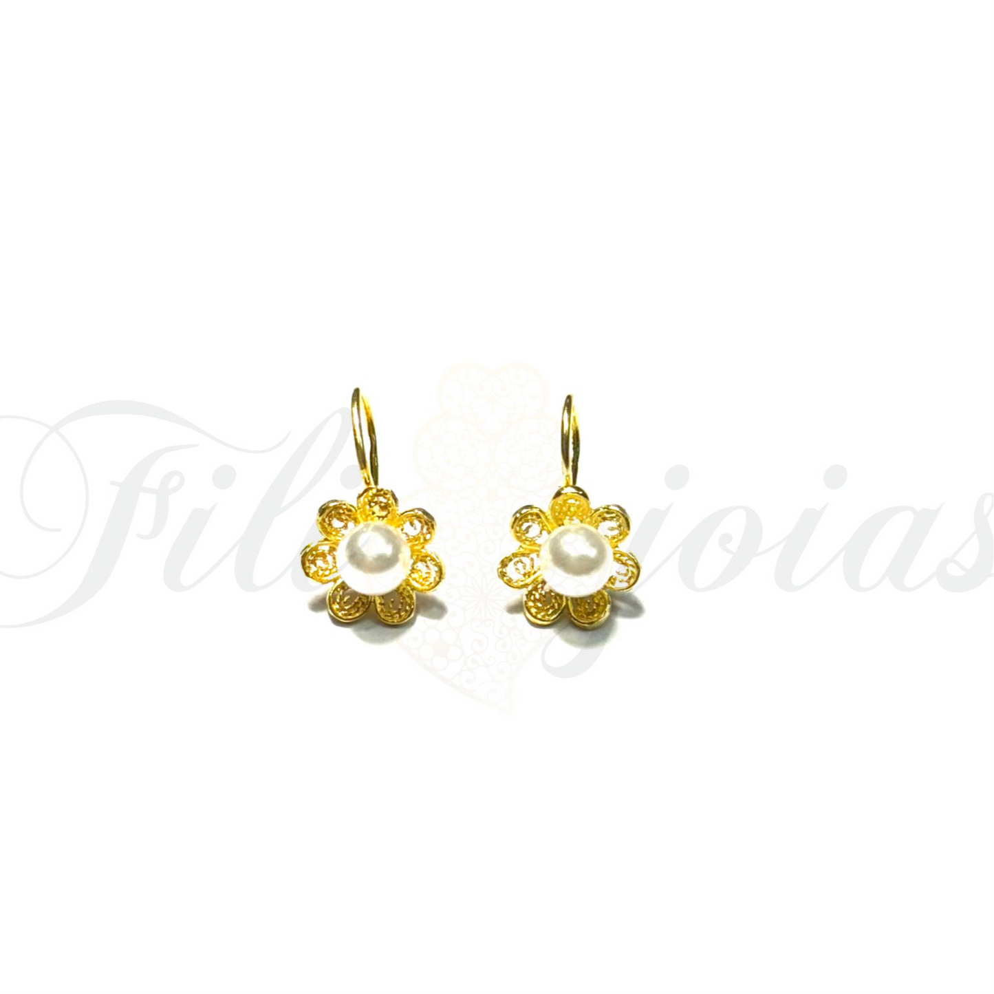 Brinco Flor de Pérola