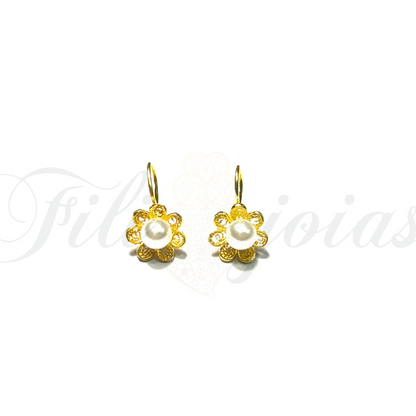 Brinco Flor de Pérola