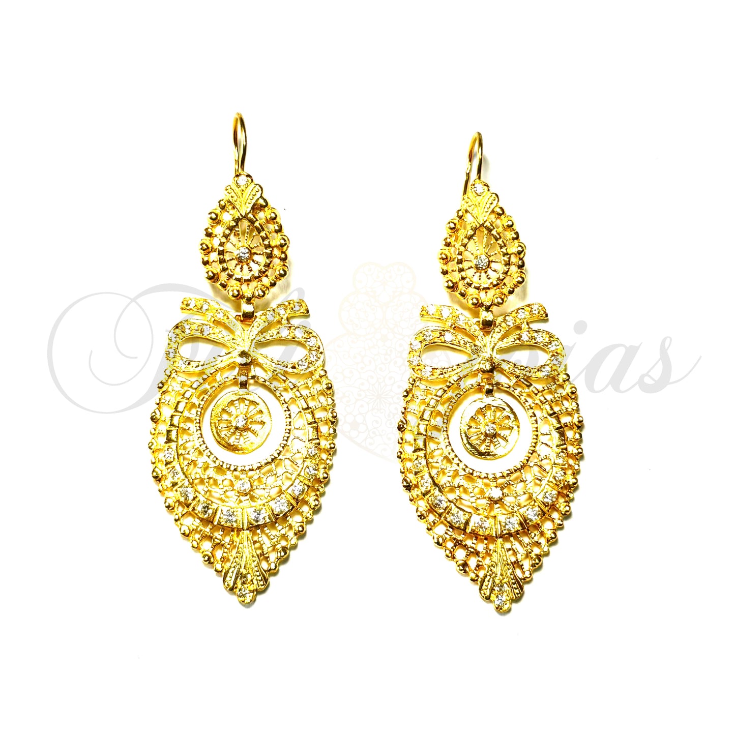 Brinco de Rainha c/ Zircónias