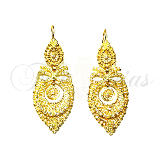 Brinco de Rainha c/ Zircónias