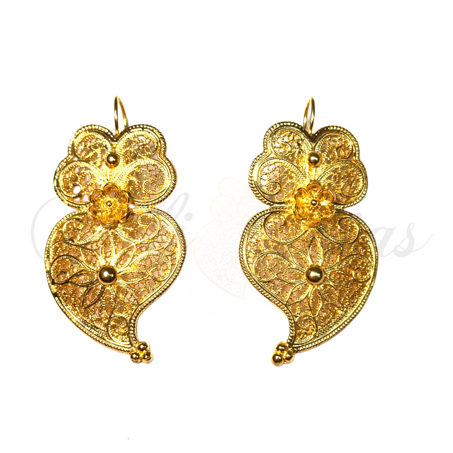 Brinco Coração de Viana Tradicional