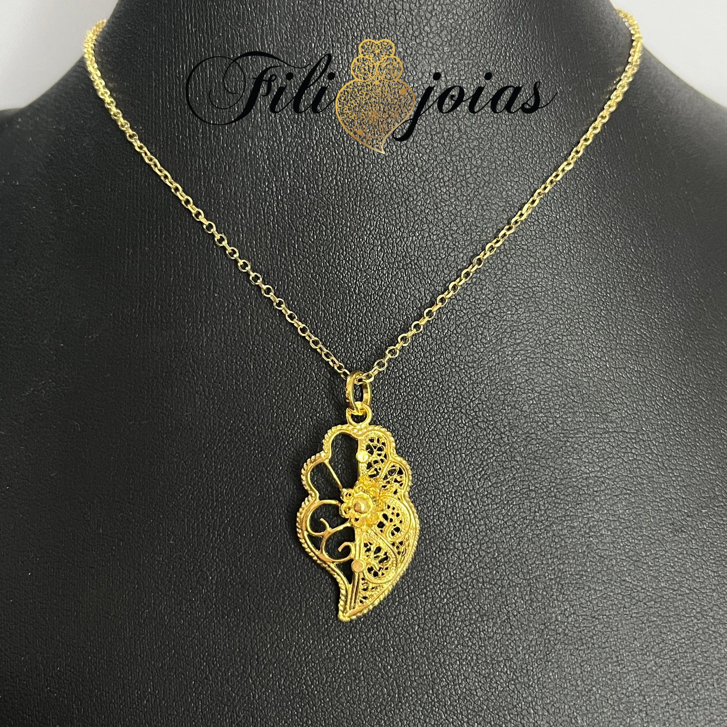 Medalha Coração de Viana Meio Cheio (tamanho grande) (cópia)