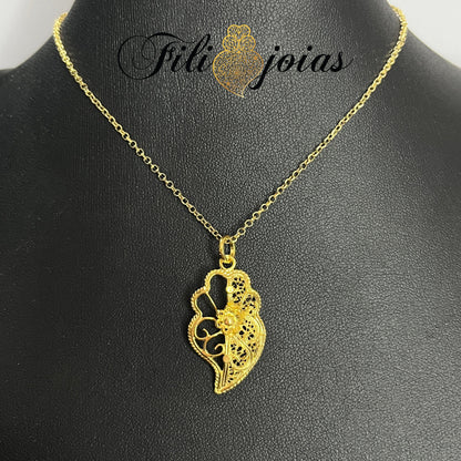 Medalha Coração de Viana Meio Cheio (tamanho grande) (cópia)