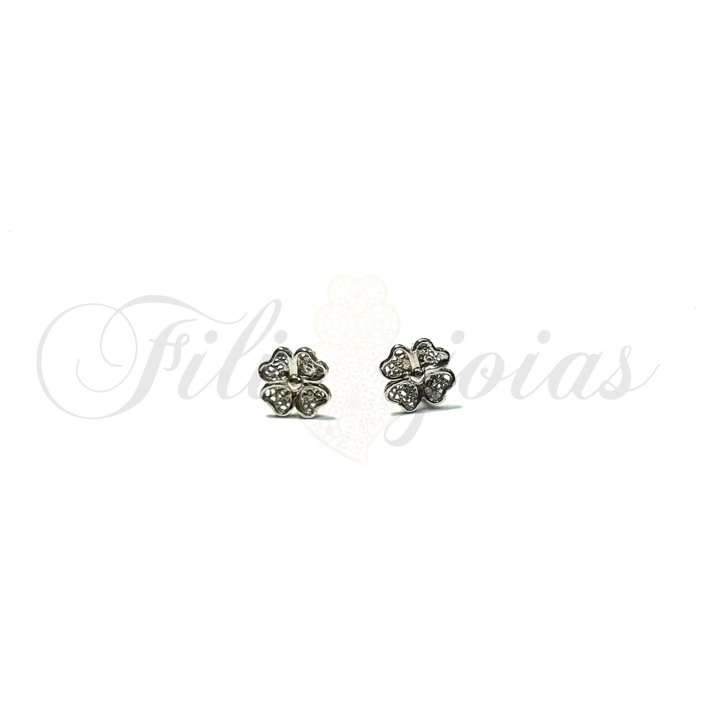 Brinco Trevo de Filigrana (mini)