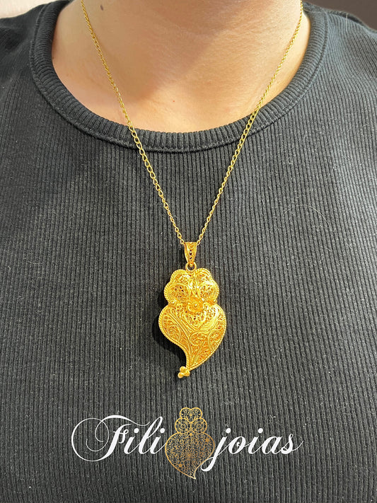 Coração de Viana Duplo e cordão