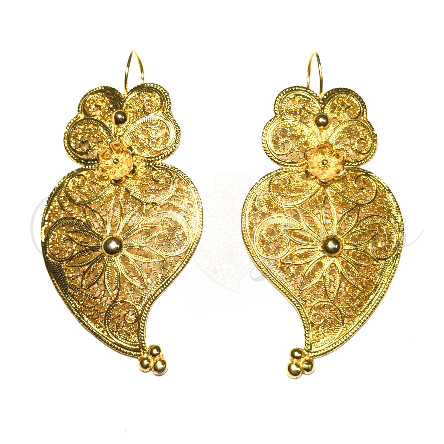 Brinco Coração de Viana Tradicional