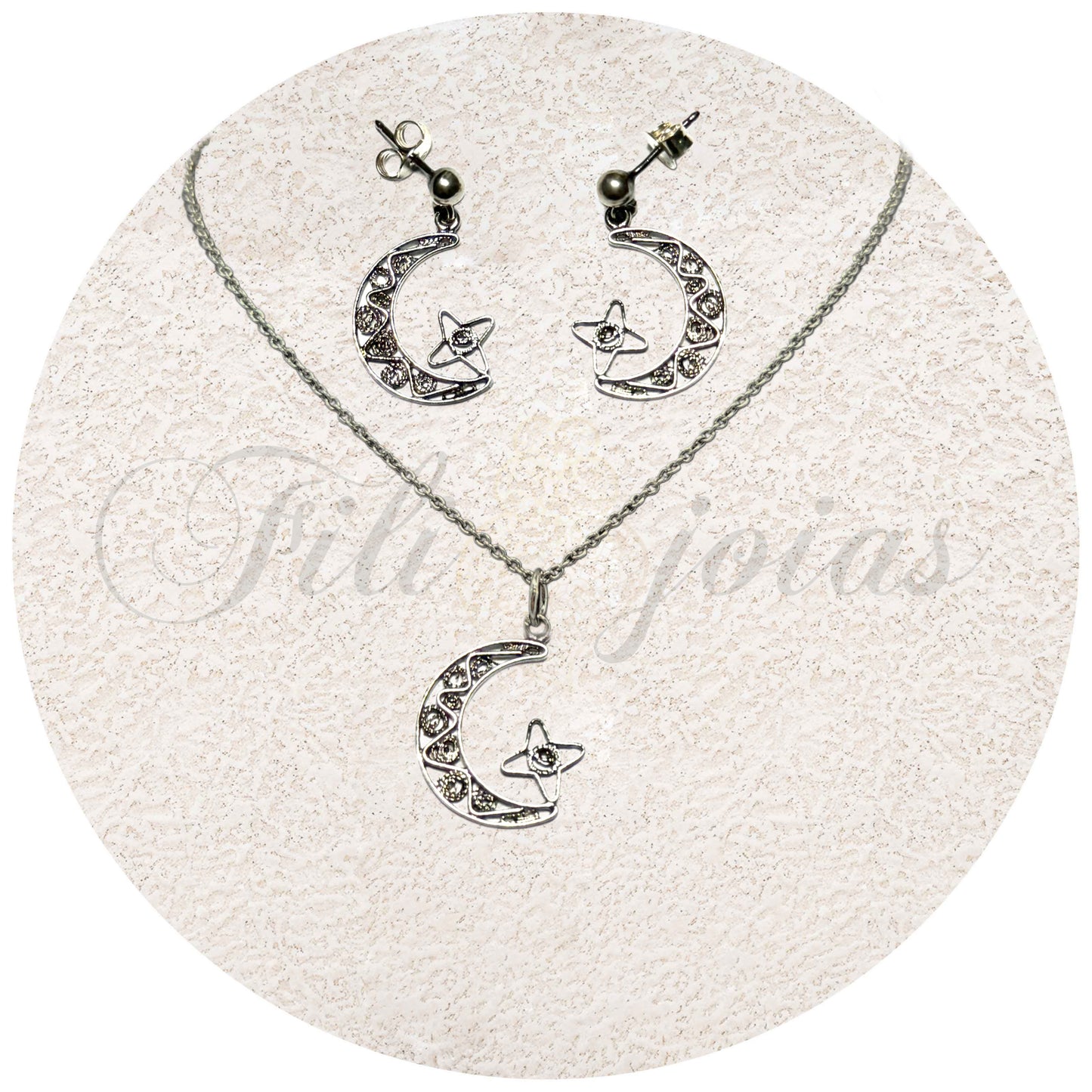 Conjunto Meia Lua e Estrela