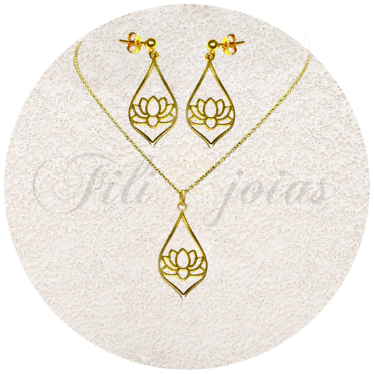 Conjunto Flor de Lótus