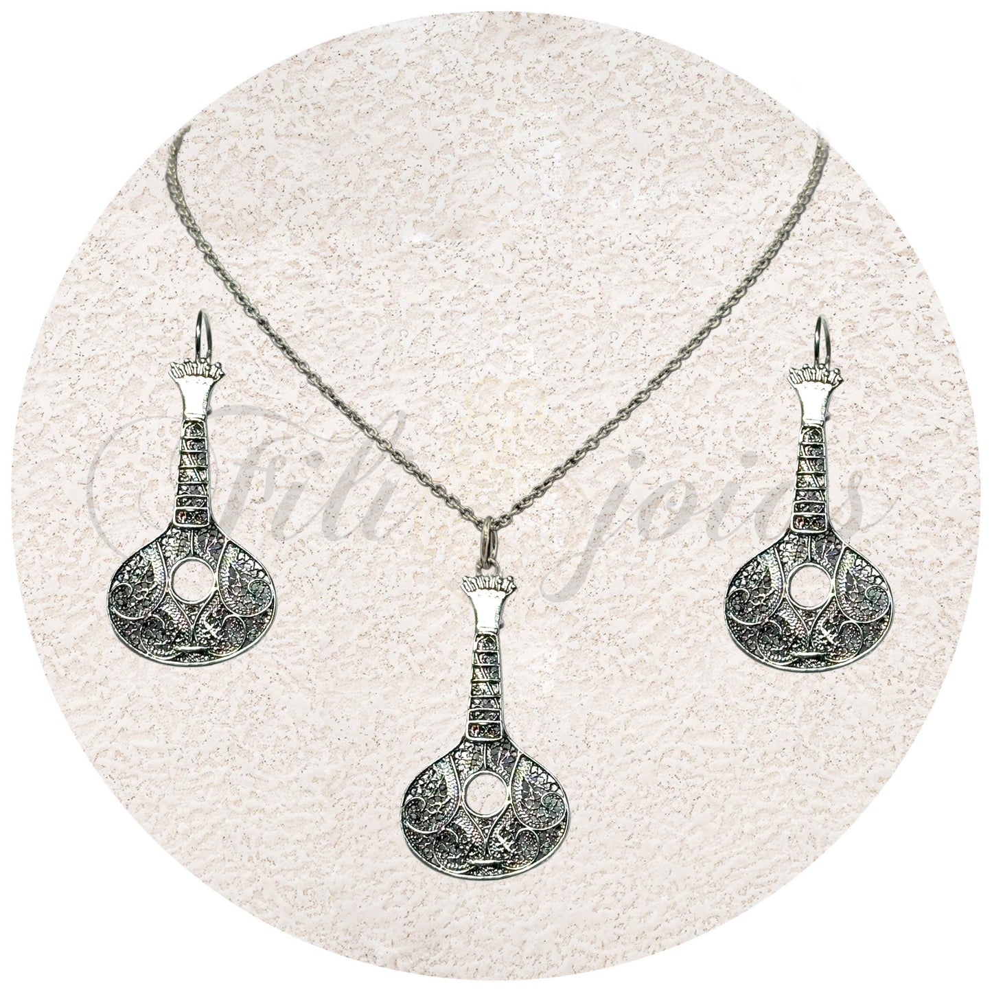 Conjunto Guitarra Portuguesa (Tamanho Grande)