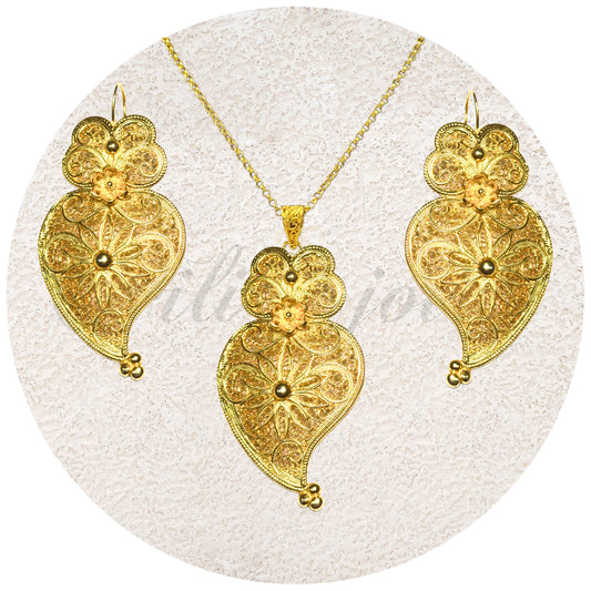 Conjunto Coração de Viana Tradicional (Tamanho Grande)