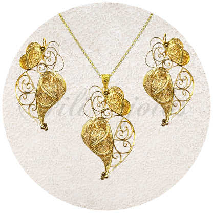 Conjunto Coração de Viana Contemporâneo (Tamanho Grande XL)