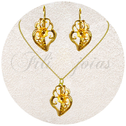 Conjunto Coração de Viana Meio Cheio