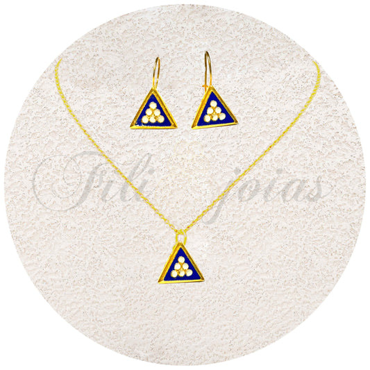 Conjunto Triângulo de Esmalte (Tamanho L)