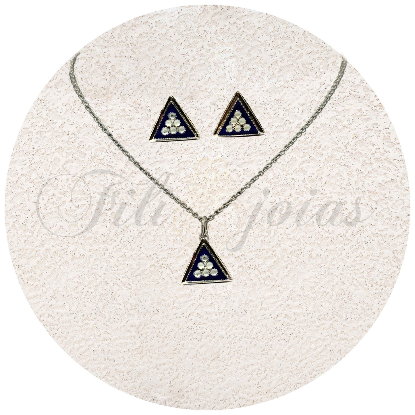 Conjunto Triângulo de Esmalte (Tamanho L)