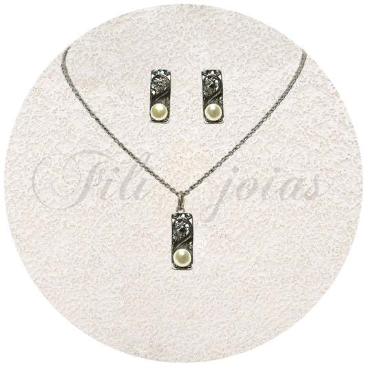 Conjunto Pedaço de Filigrana