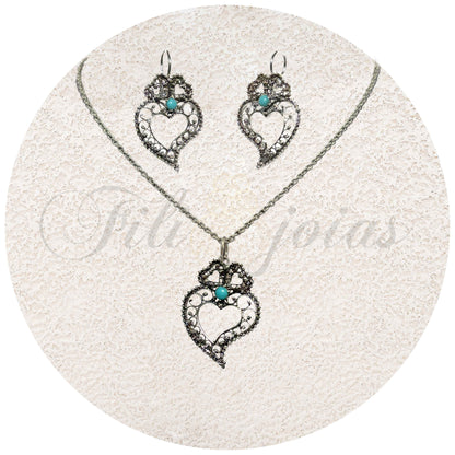 Conjunto Coração de Viana Elegante