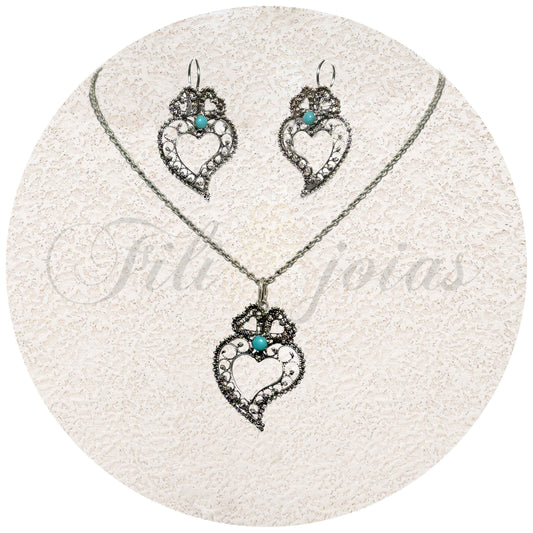 Conjunto Coração de Viana Elegante