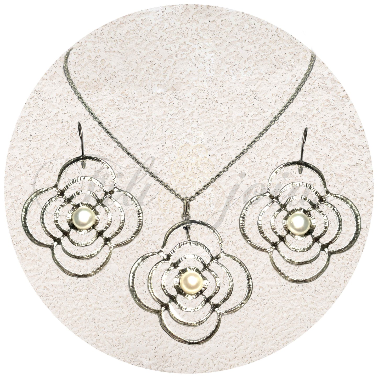 Conjunto Flor de Pérola