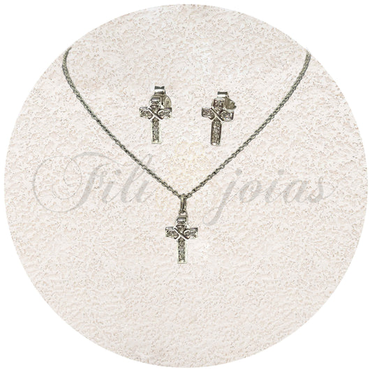 Conjunto de Cruzes com Zircónias