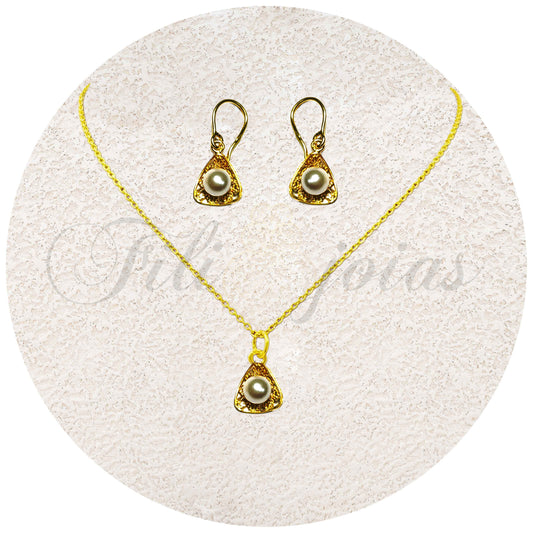 Conjunto Triângulo de pérola