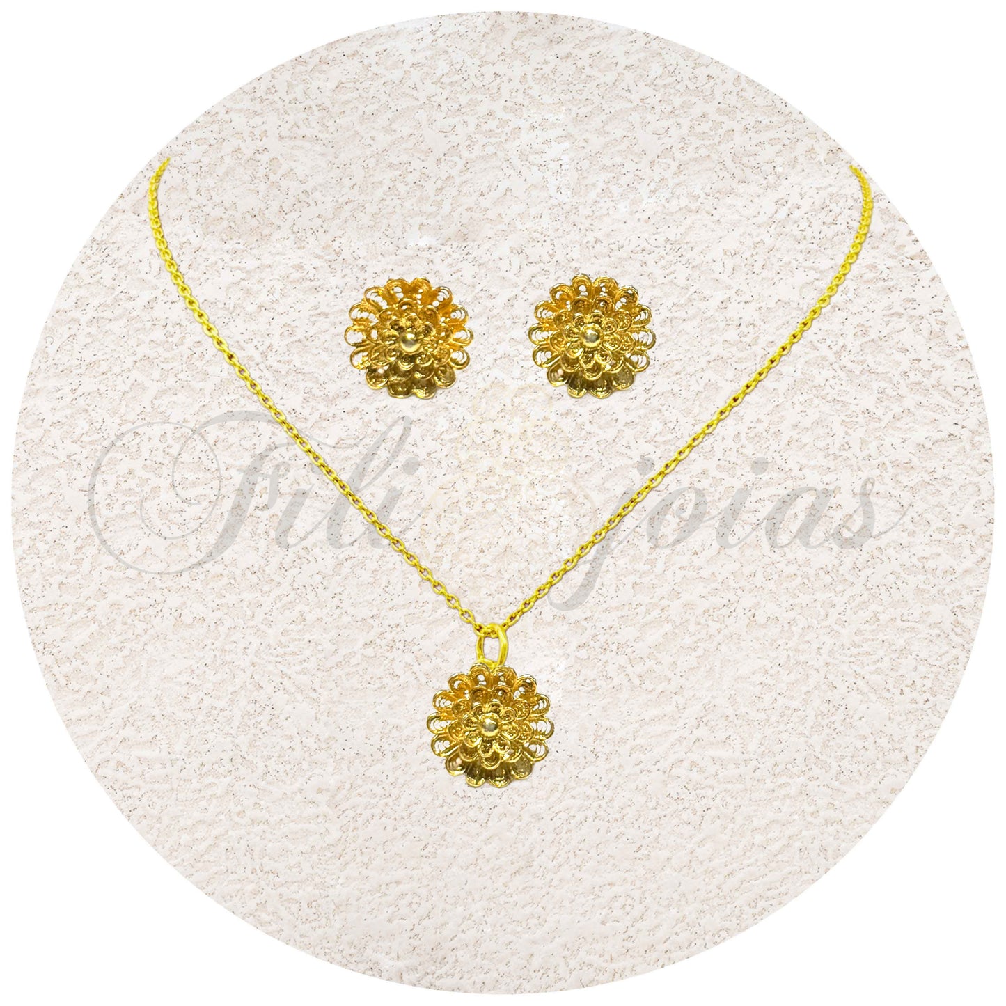 Conjunto Flor Aberta