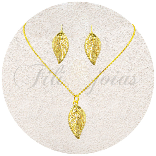 Conjunto Folha de Filigrana