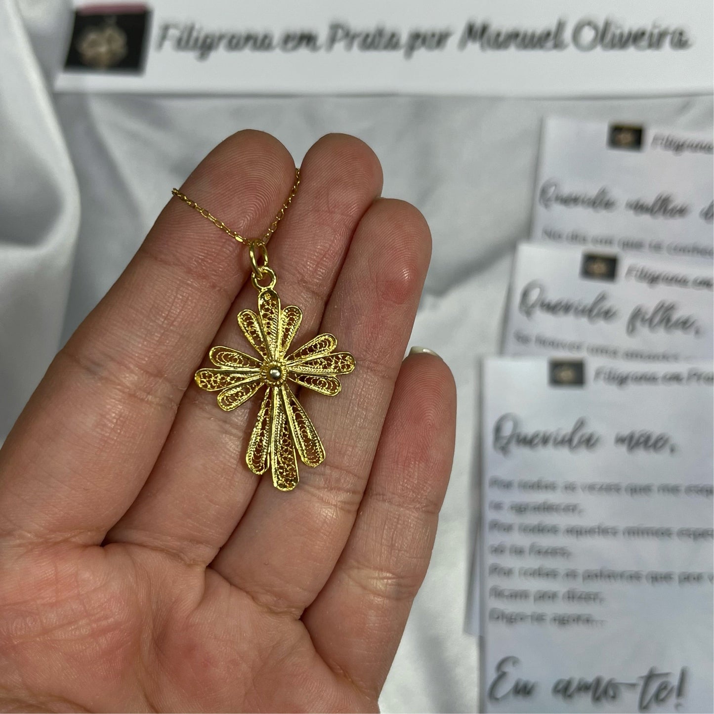 Medalha Cruz de Filigrana