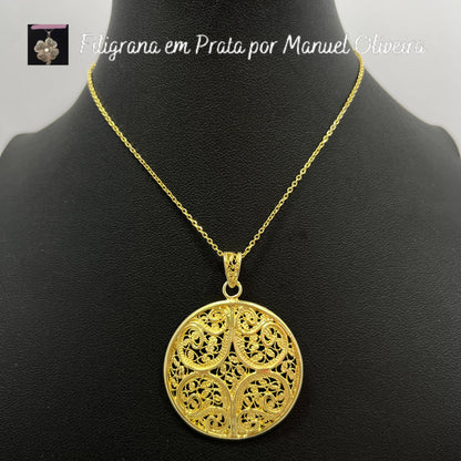Medalha Círculo de Filigrana