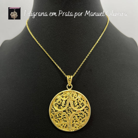 Medalha Círculo de Filigrana