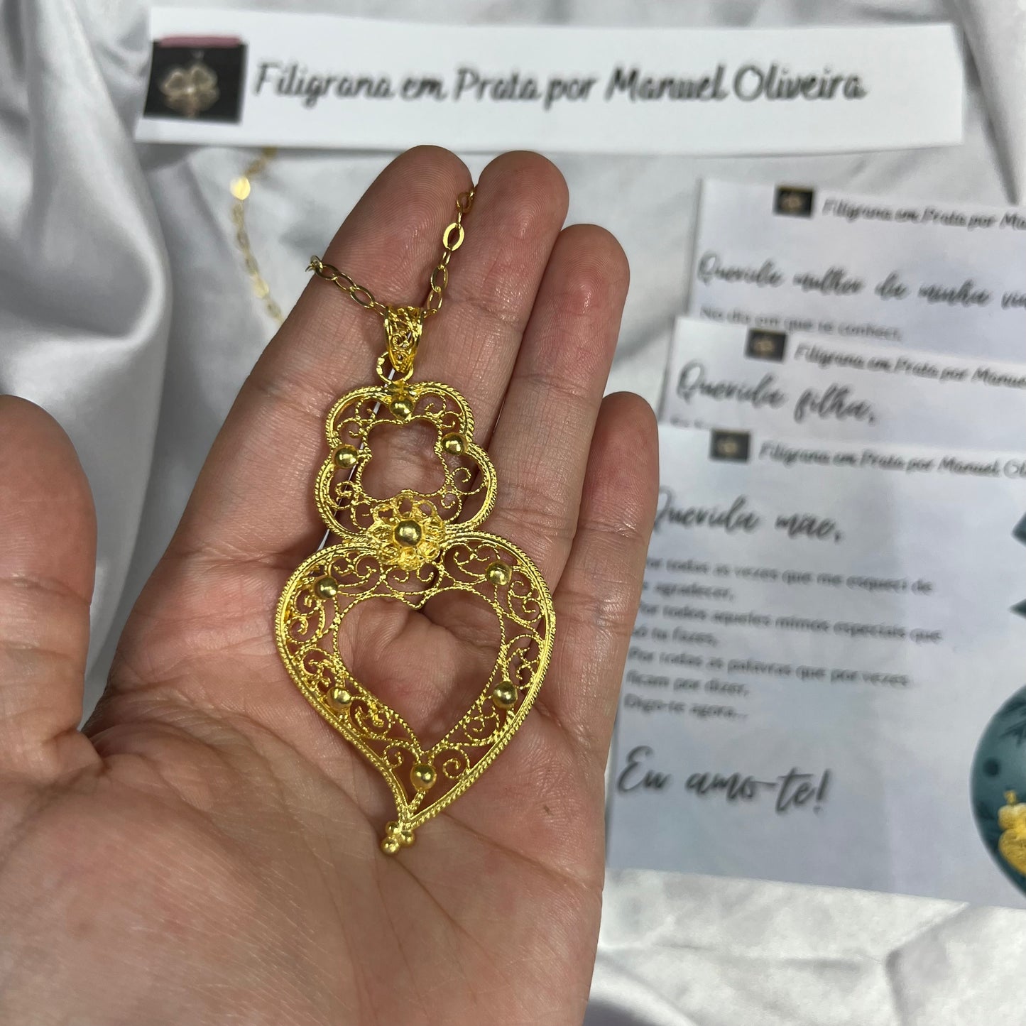 Medalha Coração de Viana Feminino