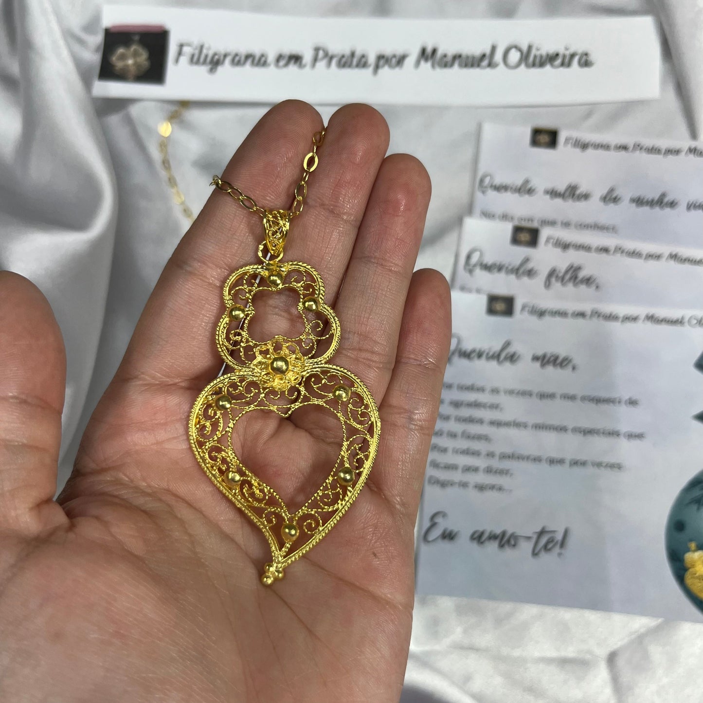 Medalha Coração de Viana Feminino