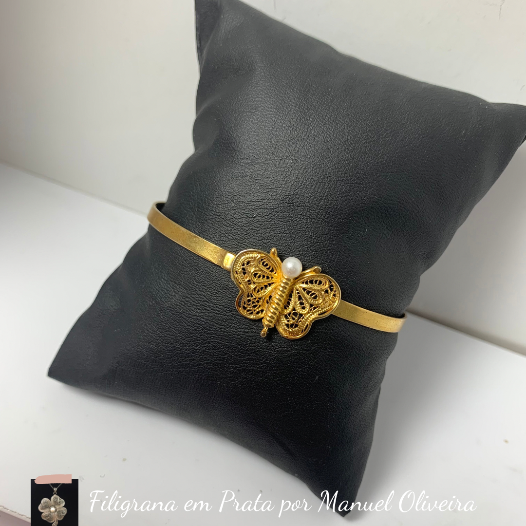 Escrava Borboleta em Filigrana