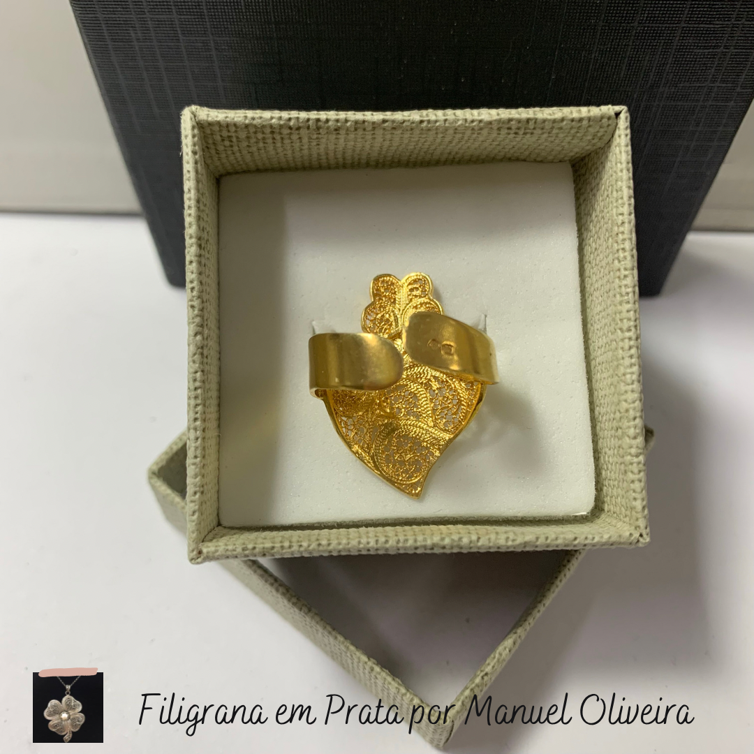 Anel Coração de Viana
