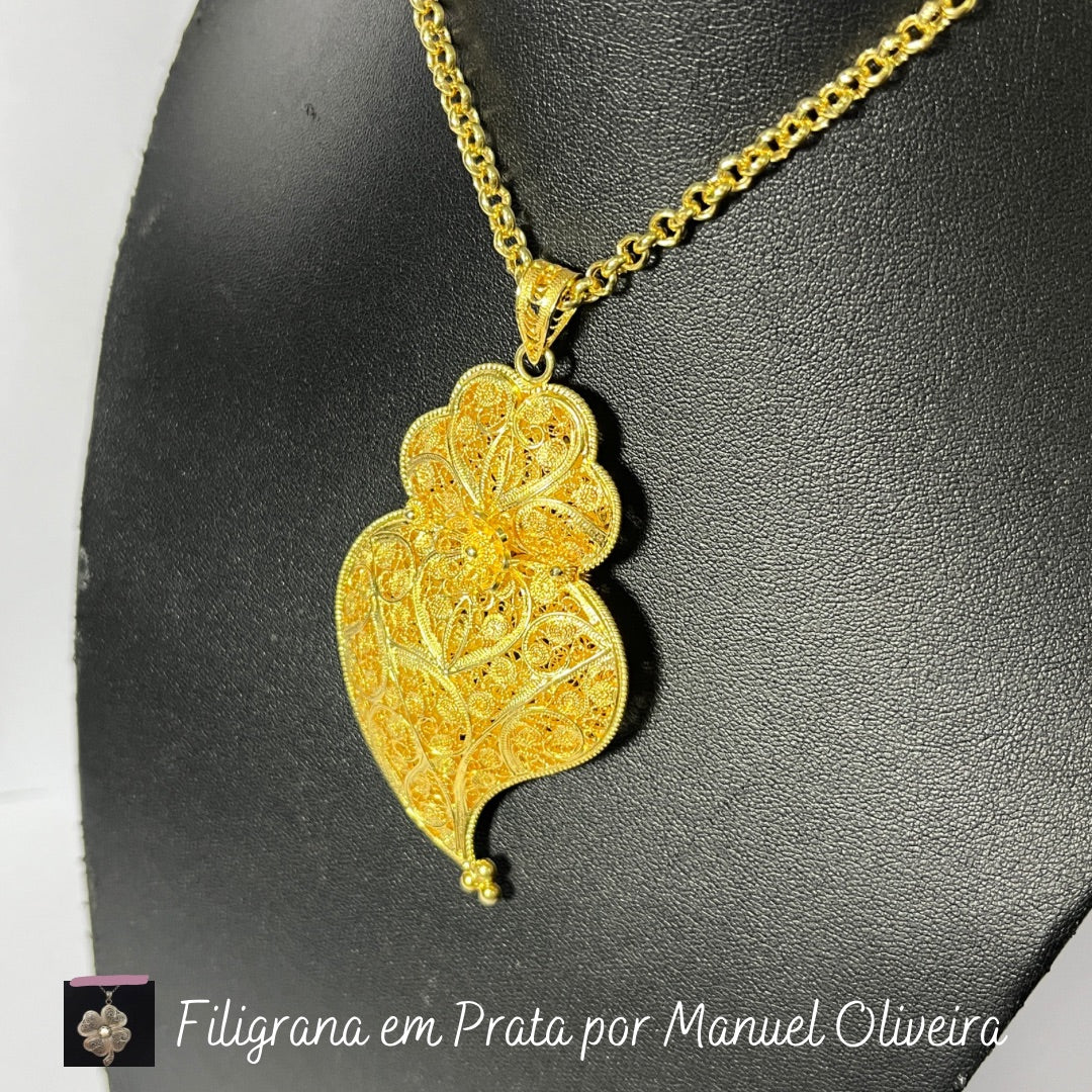 Coração de Viana Duplo Nr.5 + Cordão