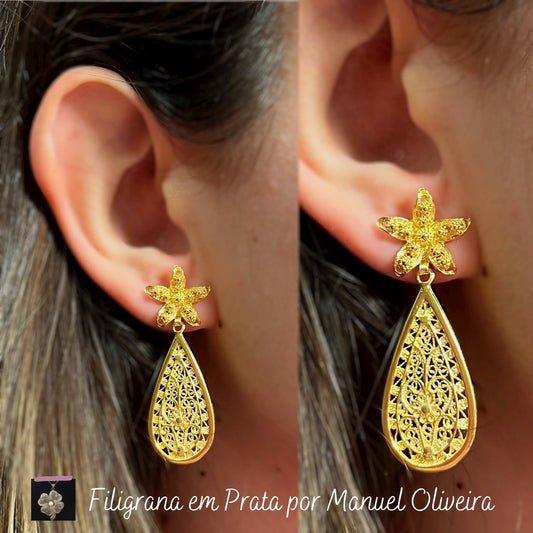 Brinco Estrela de Filigrana