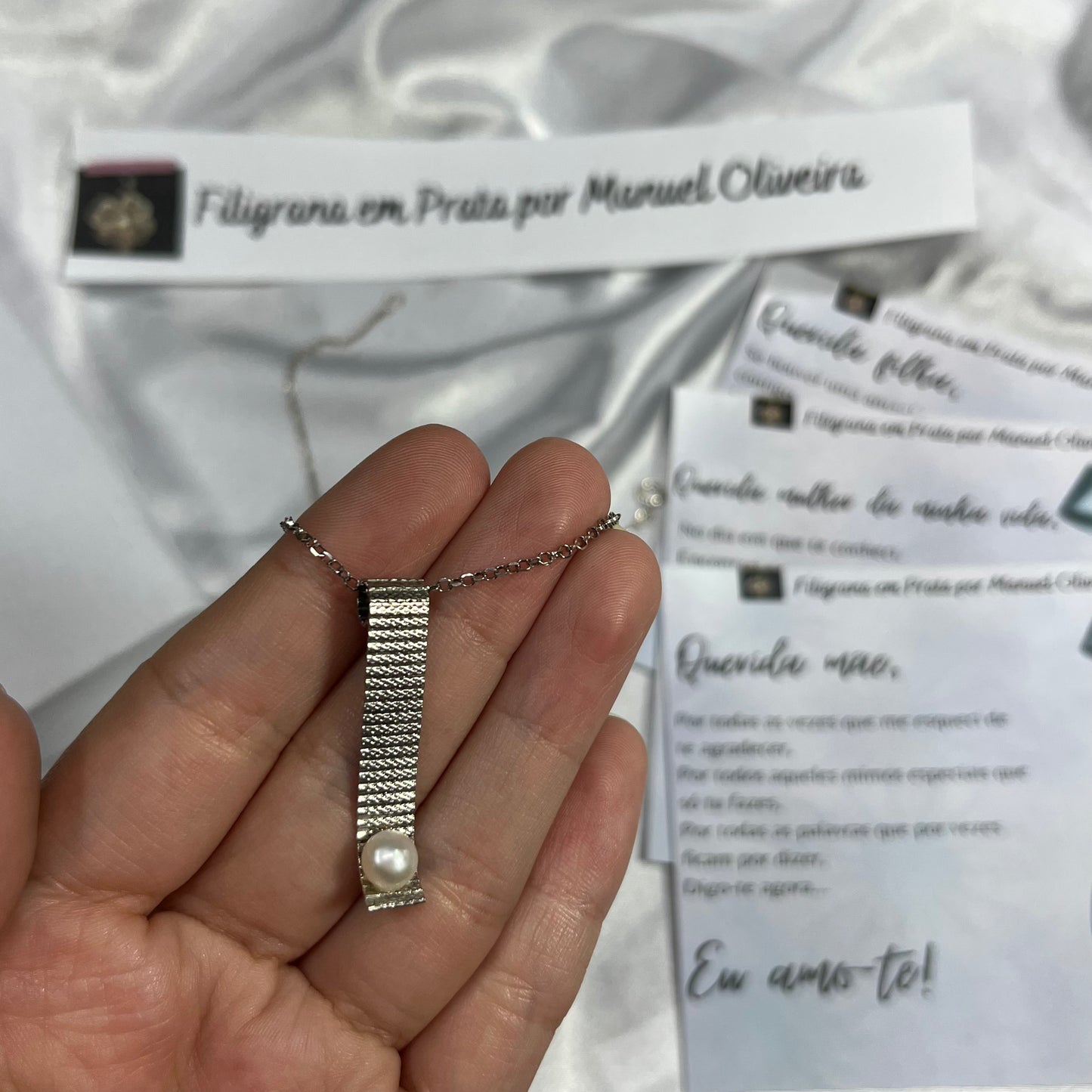 Medalha Pérola em Prata