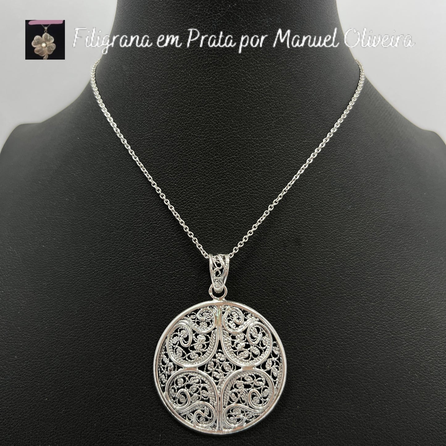 Medalha Círculo de Filigrana