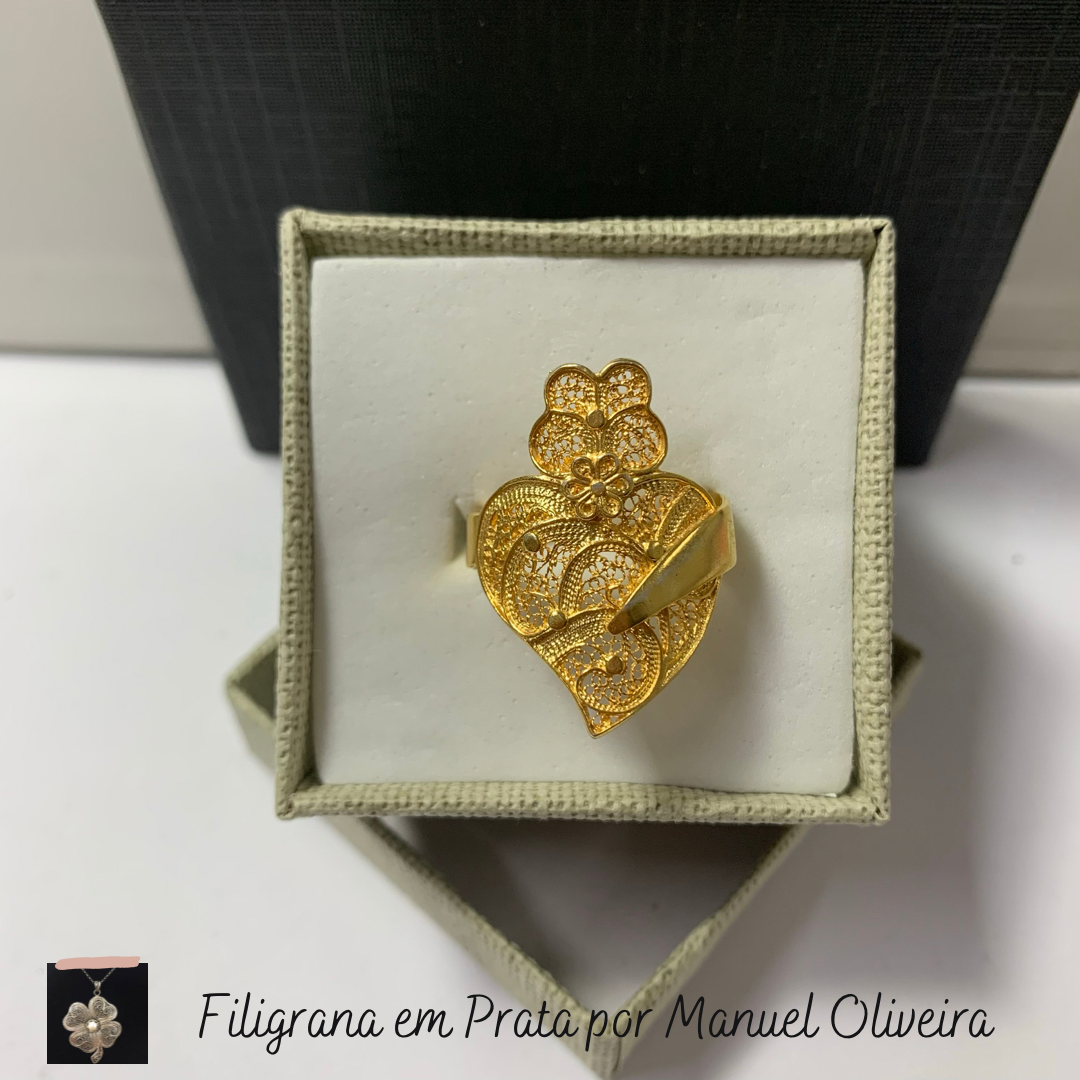 Anel Coração de Viana