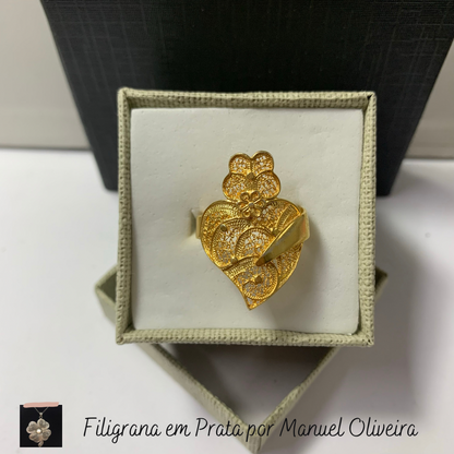 Anel Coração de Viana