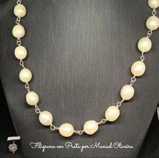 Colar Pérolas de Água Doce
