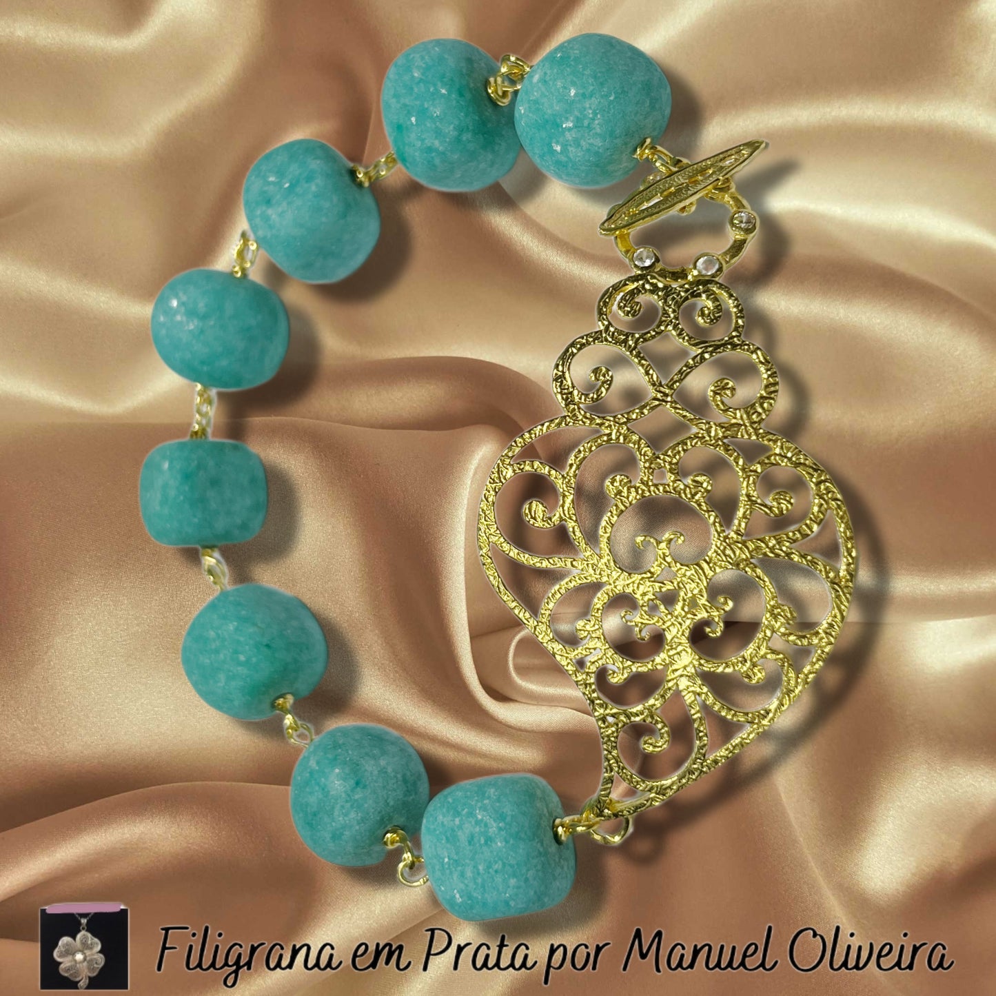 Pulseira Coração de Viana Moderno